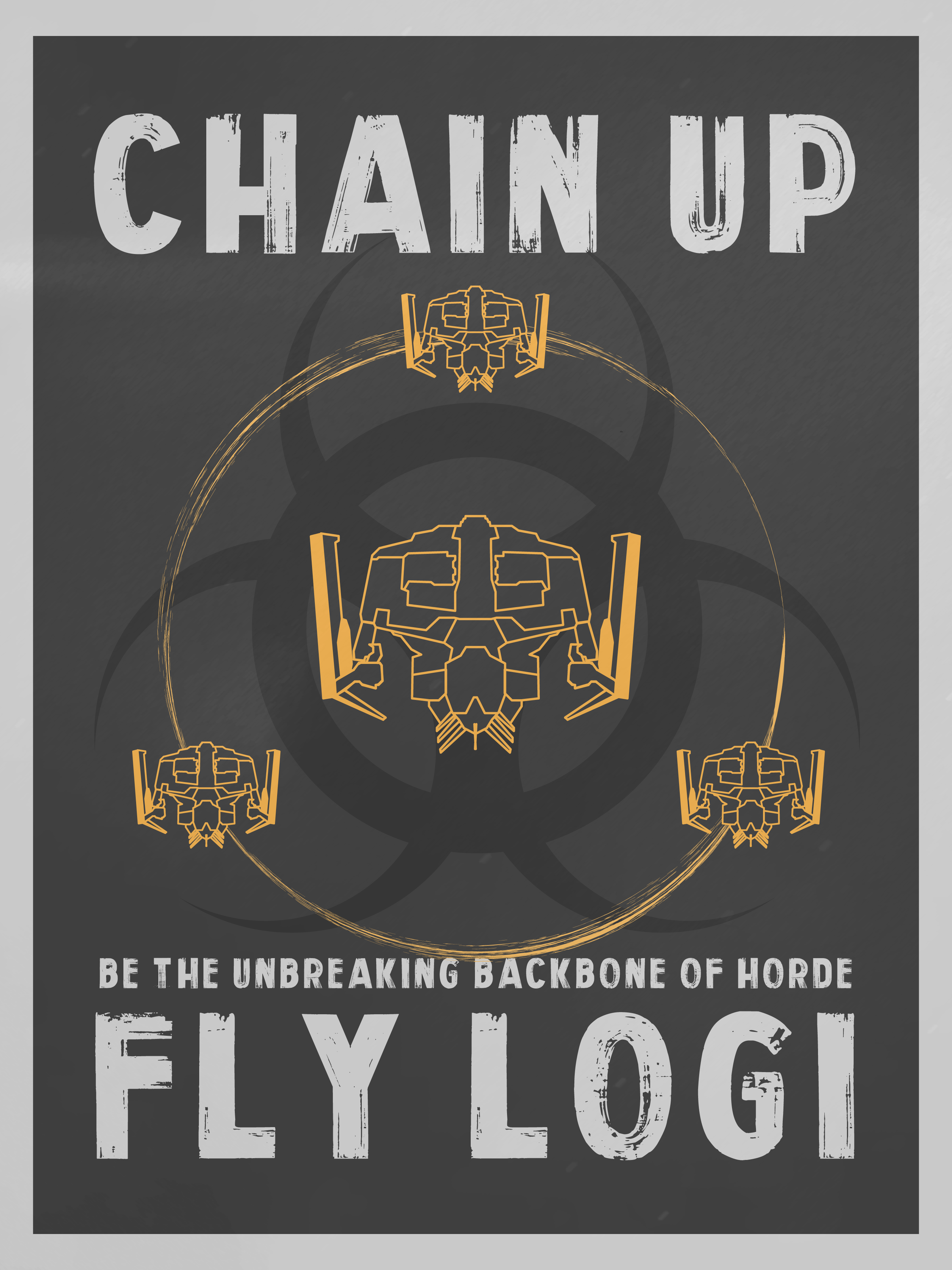A random poster I threw together for practice. I used this to encourage our pilots to consider flying support in our fleets.